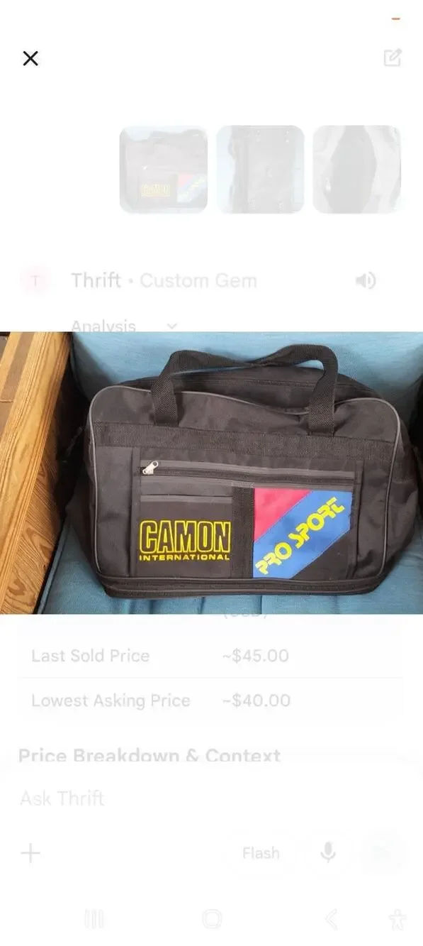 Vtg 90s CAMON PRO SPORT Rolling Duffel Bag 5-Wheel NEW DEADSTOCK Factory Tape
